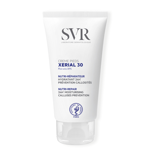 Crema de mantenimiento para pies SVR XERIAL 30 con urea pura, 50 ml