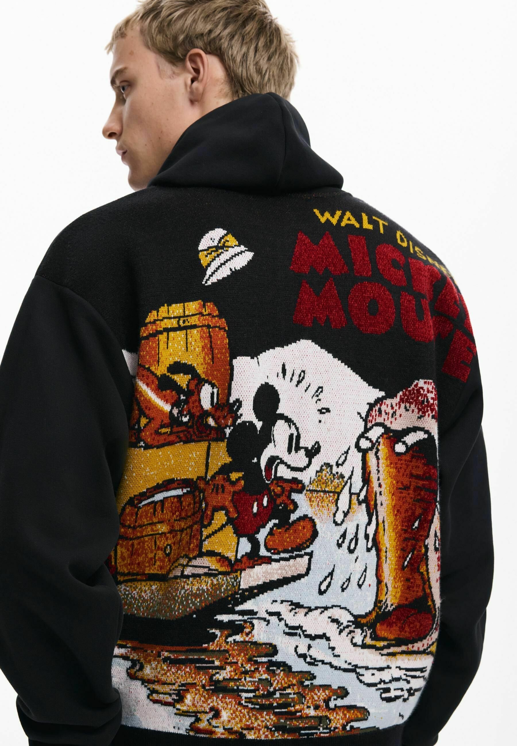 Desigual MICKEY MOUSE™ - Sweatshirt met rits - zwart
