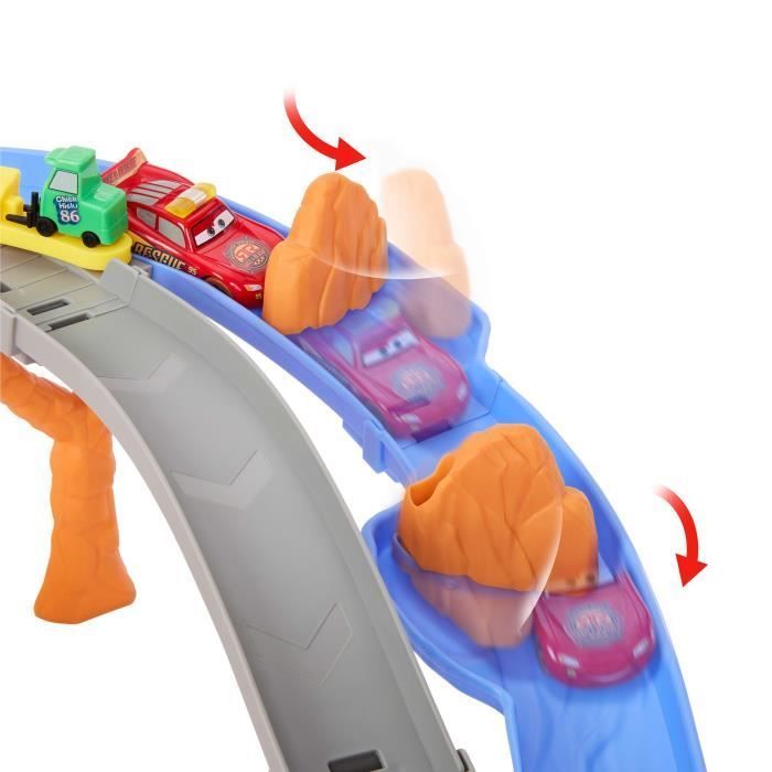 Cars - Piste de Course Rescue Road - Coffret de quatre véhicules - Disney Pixar Cars - JFL57