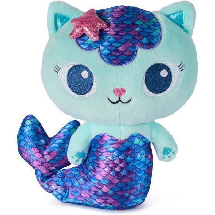 Casa de muñecas - Peluche marino de 25 cm - Peluche de gato - Gato - Juguete de dibujos animados y la casa mágica