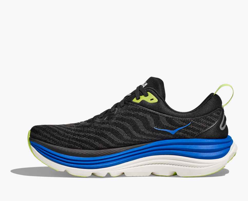 HOKA Gaviota 5 Negru / Cobalt Electric