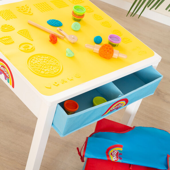Δημιουργικό τραπέζι παιχνιδιού, roba x Play-Doh, συμπεριλαμβανομένου πηλού μοντελισμού και αξεσουάρ