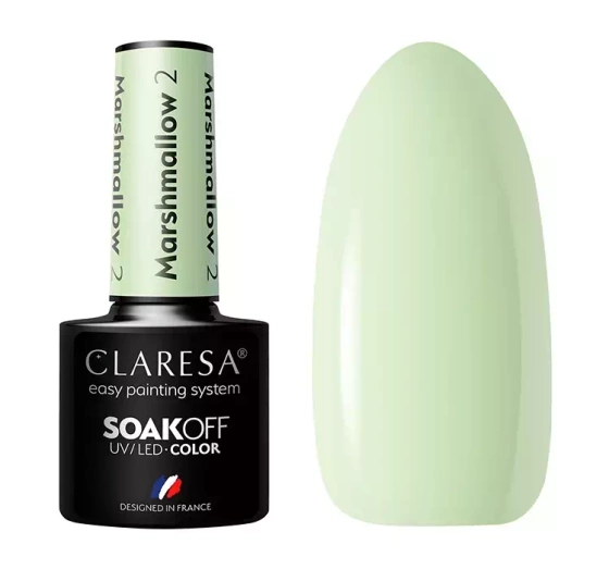 Claresa hybrydowy lakier do paznokci Marshmallow 2 5 g