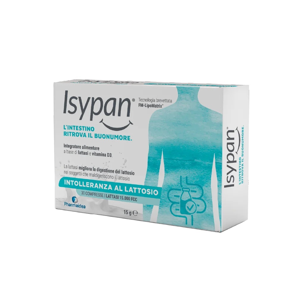 ISYPAN Isypan® Intolerancia a la lactosa 30 comprimidos Complemento alimenticio para la intolerancia a la lactosa