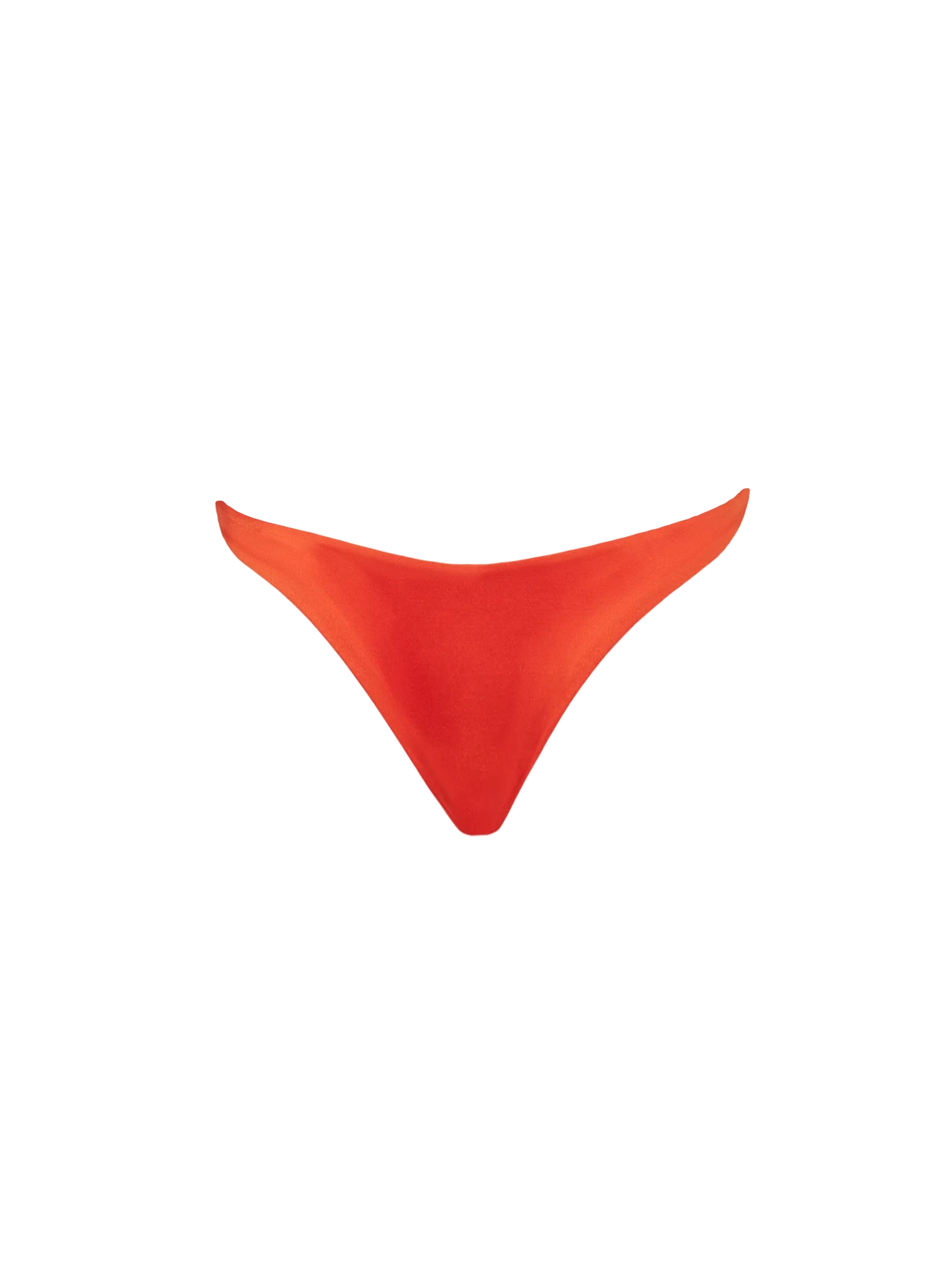 Glanzend oranje zwembroekje