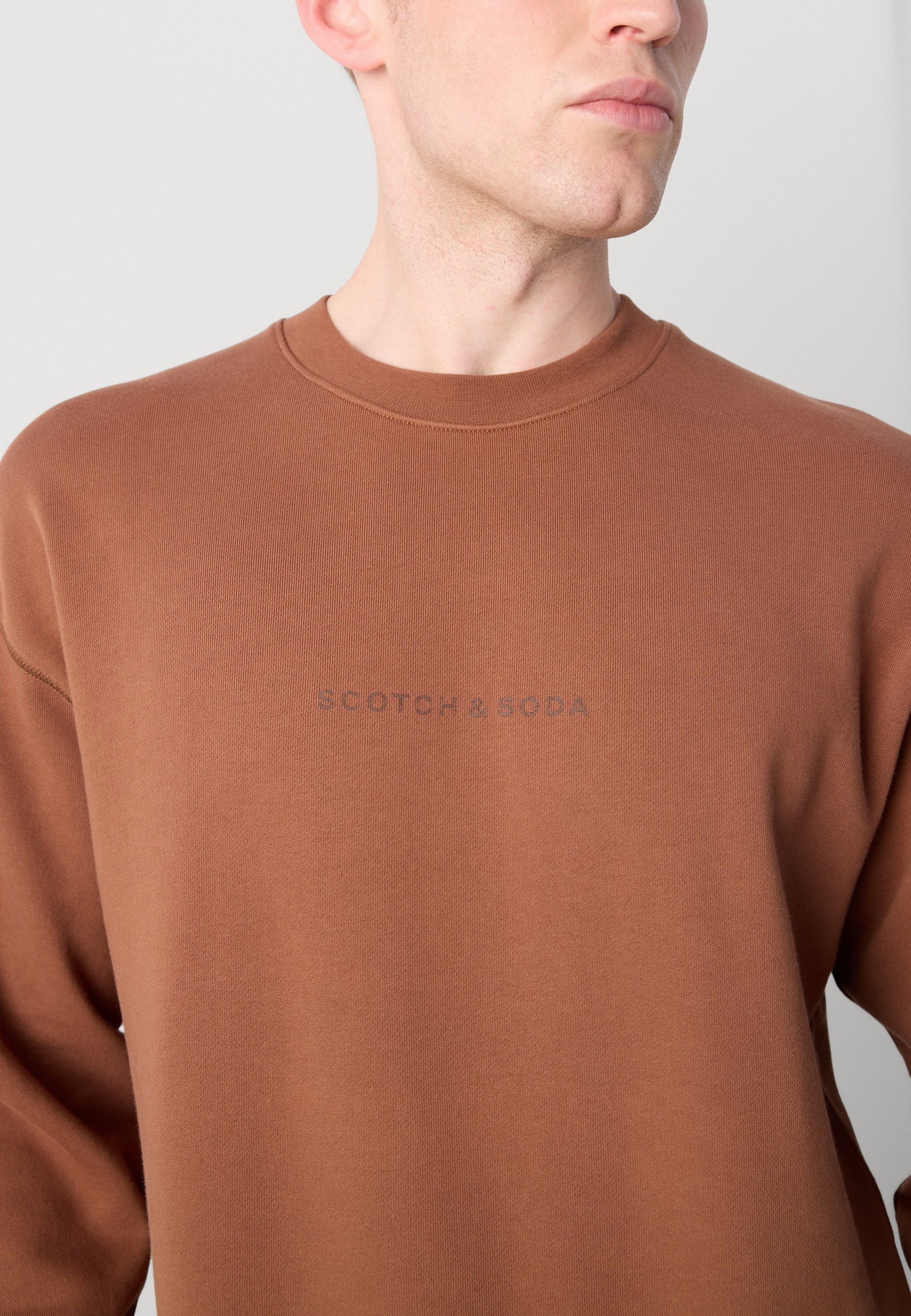 Scotch & Soda SEIZOENSGEBONDEN CORE LOGO - Sweatshirt - zacht silt