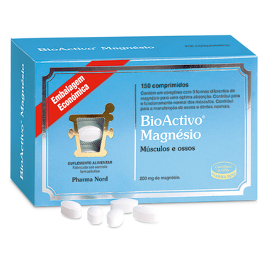 Bioactief magnesiumsupplement voor spierfunctie, 150 tabletten.