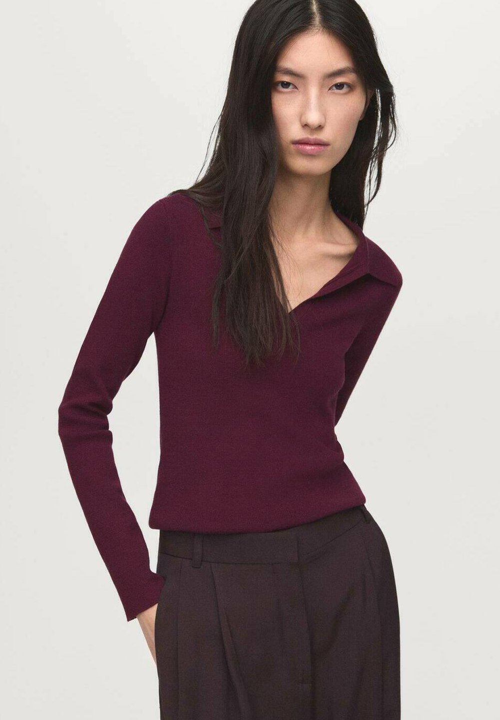 Maglione Mango - bordeaux