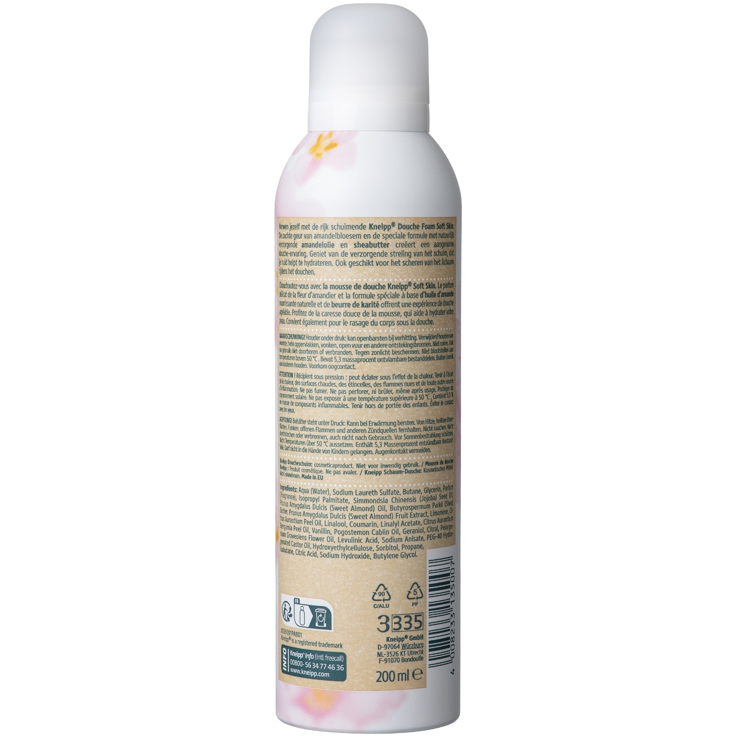 Kneipp pjena za tuširanje za meku kožu - 200 ml