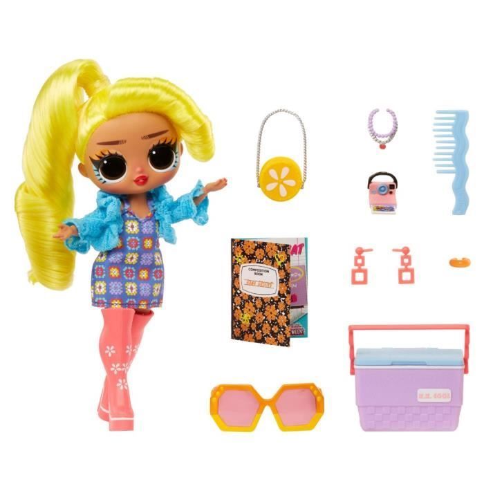LOL Surprise Tweens – 24 cm große, bewegliche Modepuppe – Hana Groove – 2 Outfits und diverse Accessoires – ab 4 Jahren