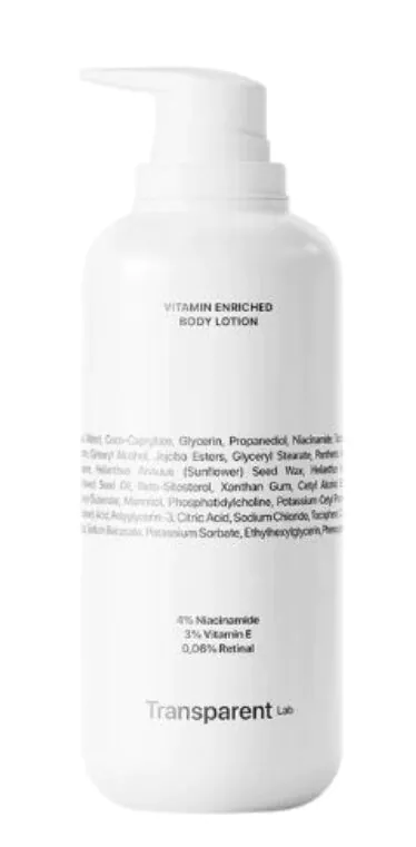Transparent Lab Vitamin Enriched Body Lotion Kuracja do ciała z retinalem 0,06%