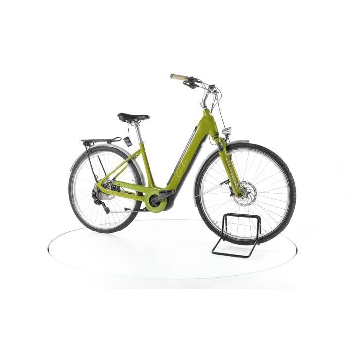 Bicicleta eléctrica - Cube Ella Ride Hybrid - verde - Bicicleta de trekking eléctrica - Bosch 500 Wh reacondicionada