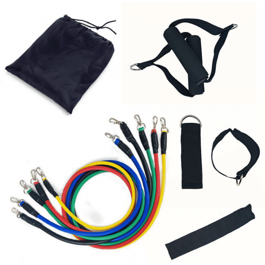 Pro Sport Fitness Equipment Pro - Weerstandsbanden / Weerstandsbanden met handvat - Diverse kleuren