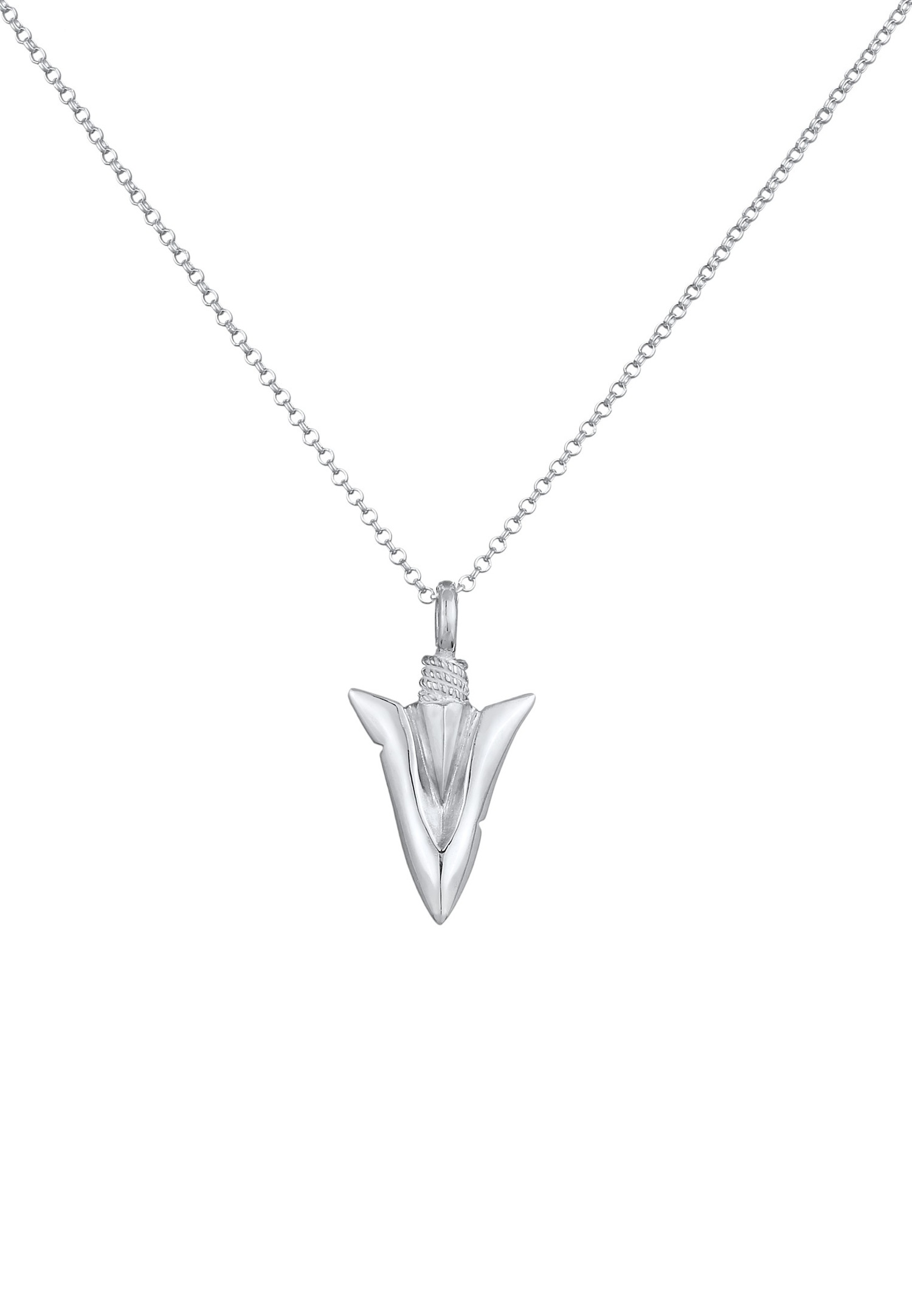 KUZZOI Hommes Pendentif Flèche pointe en Argent Sterling 925
