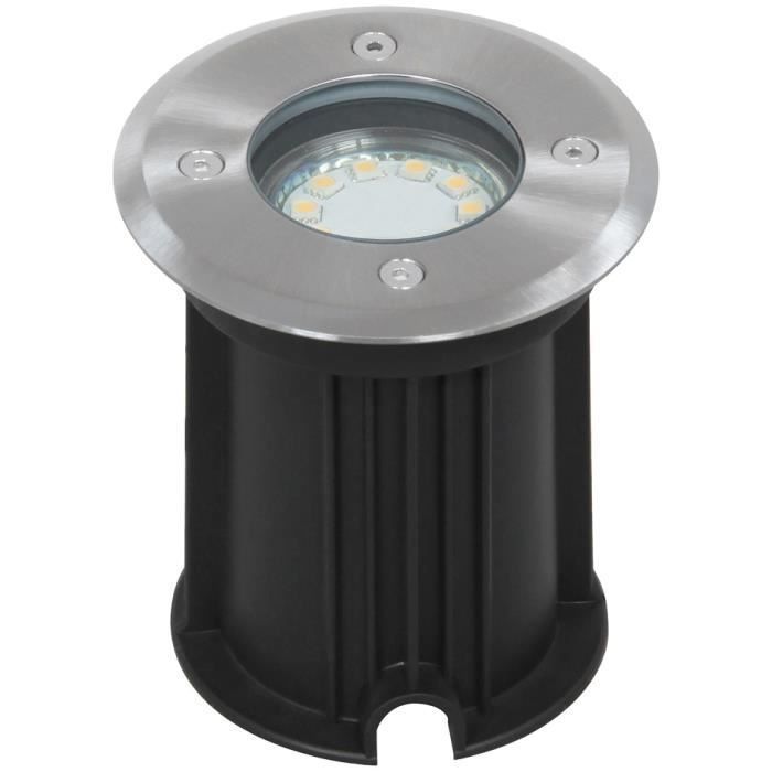 Round recessed LED outdoor spotlight - Smartwares - Black - 3W - 230 lm - Energy class A+