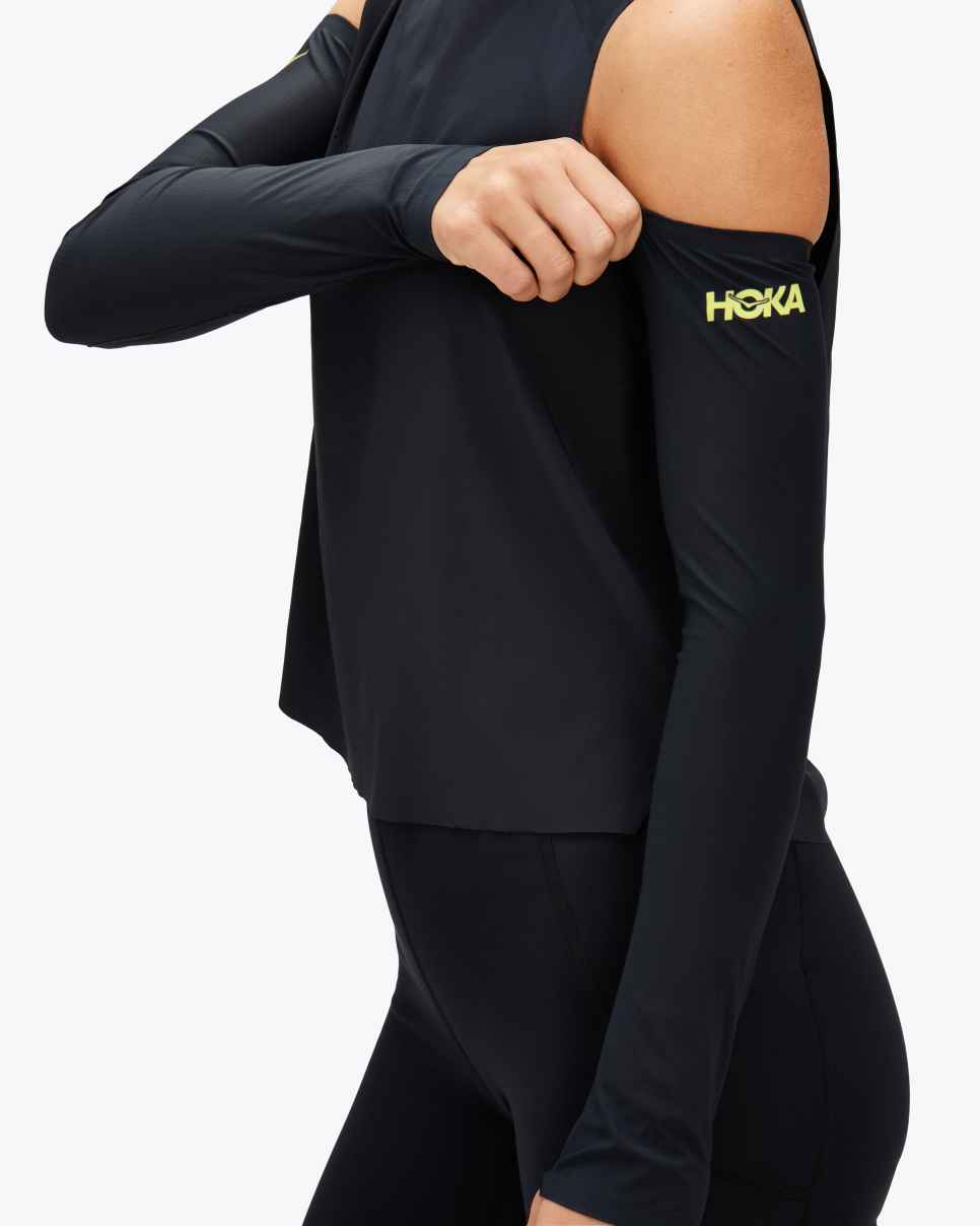 HOKA Mangas para brazos Airolite negras