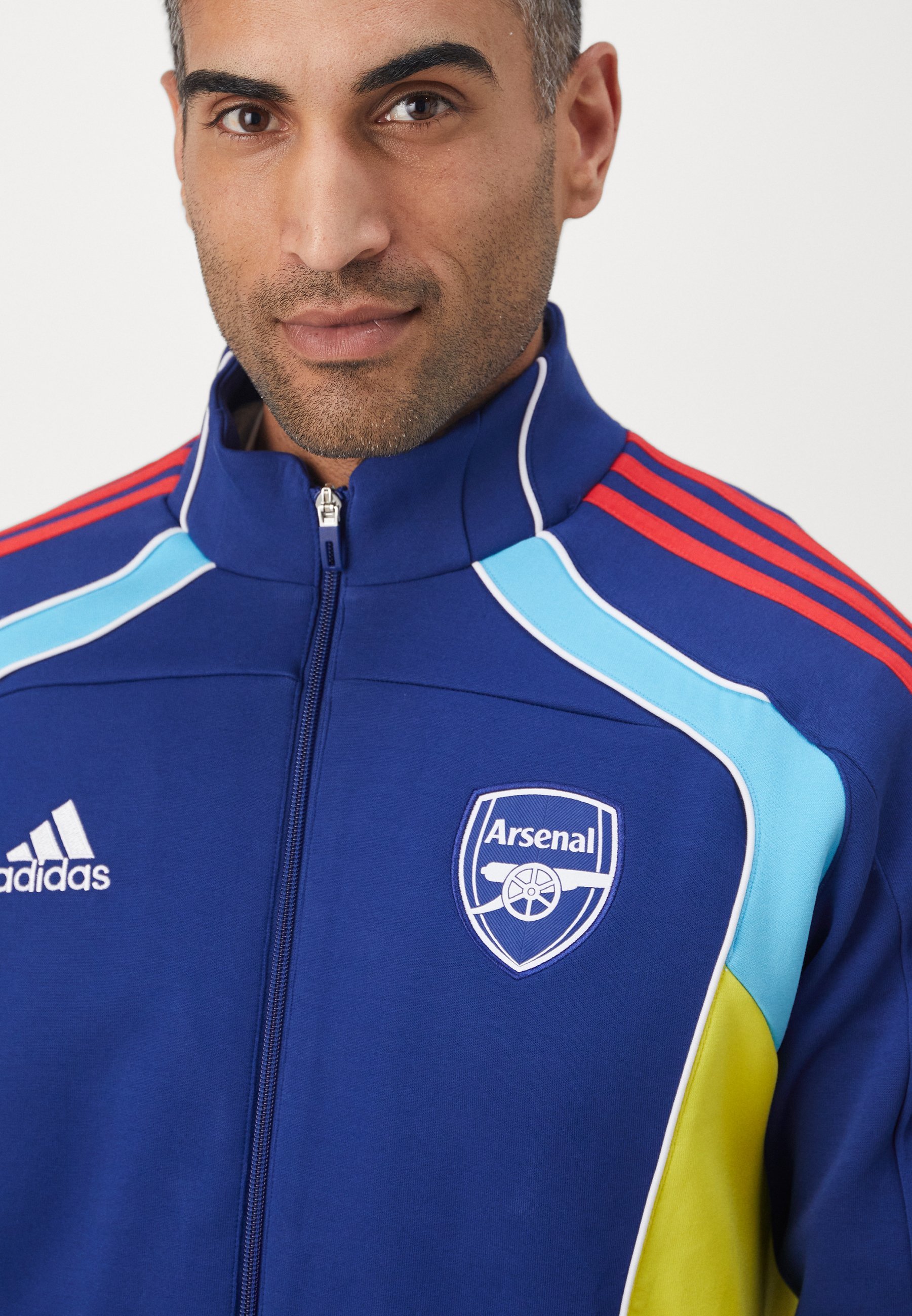 adidas Performance ARSENAL FC URBAN PURIST DOUBLEKNIT TRACK TOP - Clubkleding - victory blue/bright yellow/bright cyan
