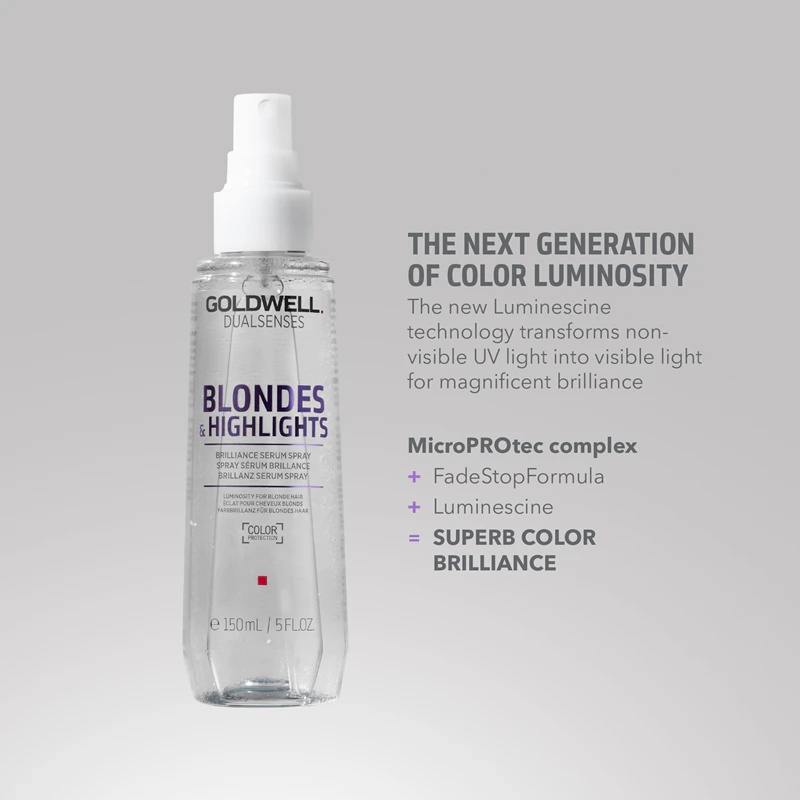 Goldwell Dualsenses Blondes & Highlights nenoskalojams seruma sprejs blondiem un krāsotiem matiem