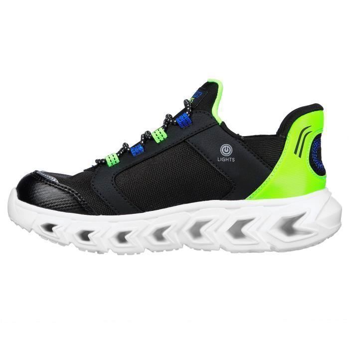 Tênis infantil Skechers Hypno Flash 2.0 - preto/branco