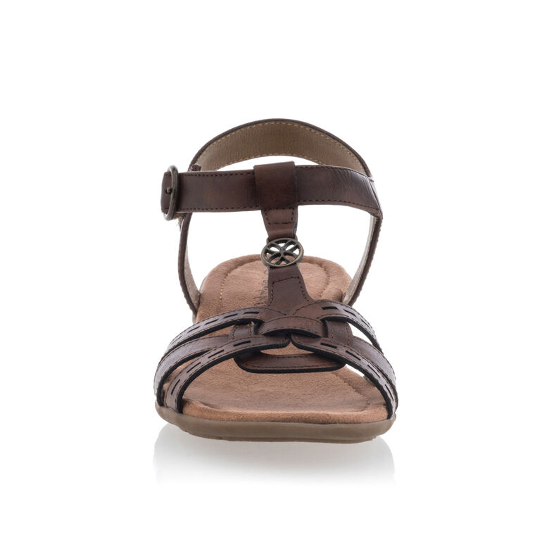 Sandali da donna marroni / Scarpe aperte in punta