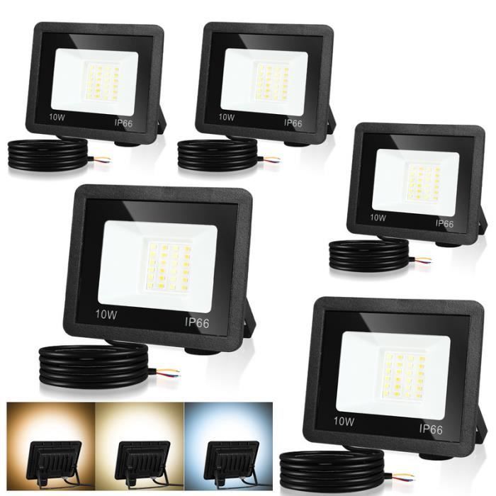 Proyector LED - Hengda - 5 x 10W - IP66 - Ángulo de haz de 120° - 3000/4000/6500K