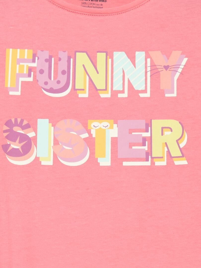 Camiseta estampada - ROSA
