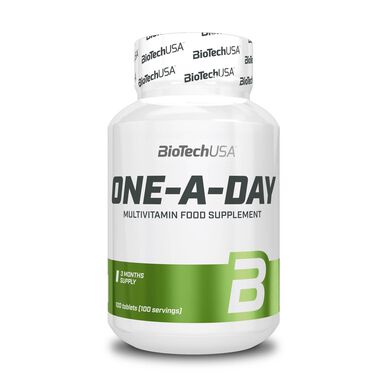 BioTech USA Multivitaminski dodatek za enkratni odmerek, 100 tablet