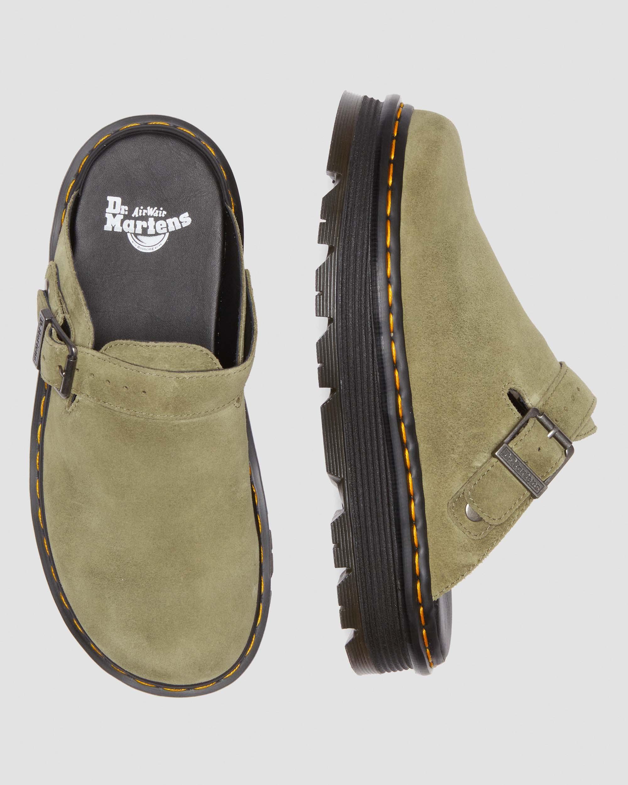 Zebzag Suede Casual Slingback Platform Mules