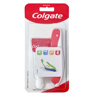 Colgate reisesett tannkrem tannbørste 1 enhet 1 enhet