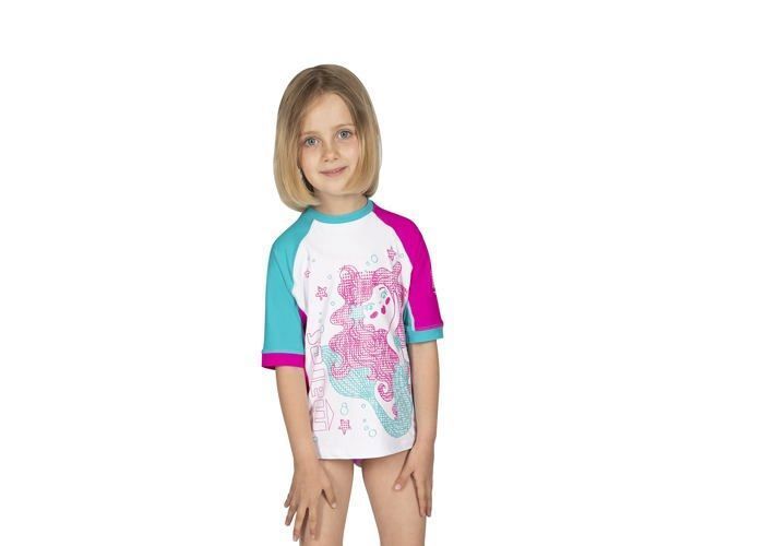 Rashguard Shield Kid - MARES - 412464 - Pink - Short Sleeves - Breathable