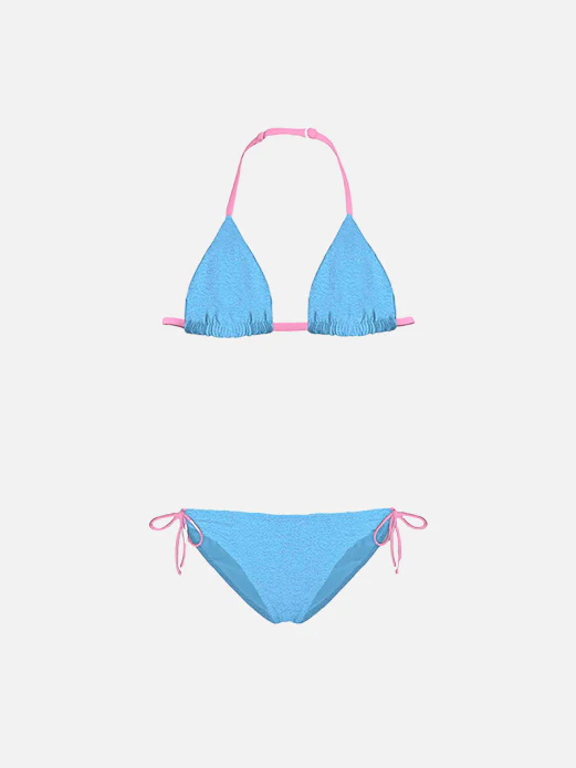 Lichtblauwe bikini voor meisjes