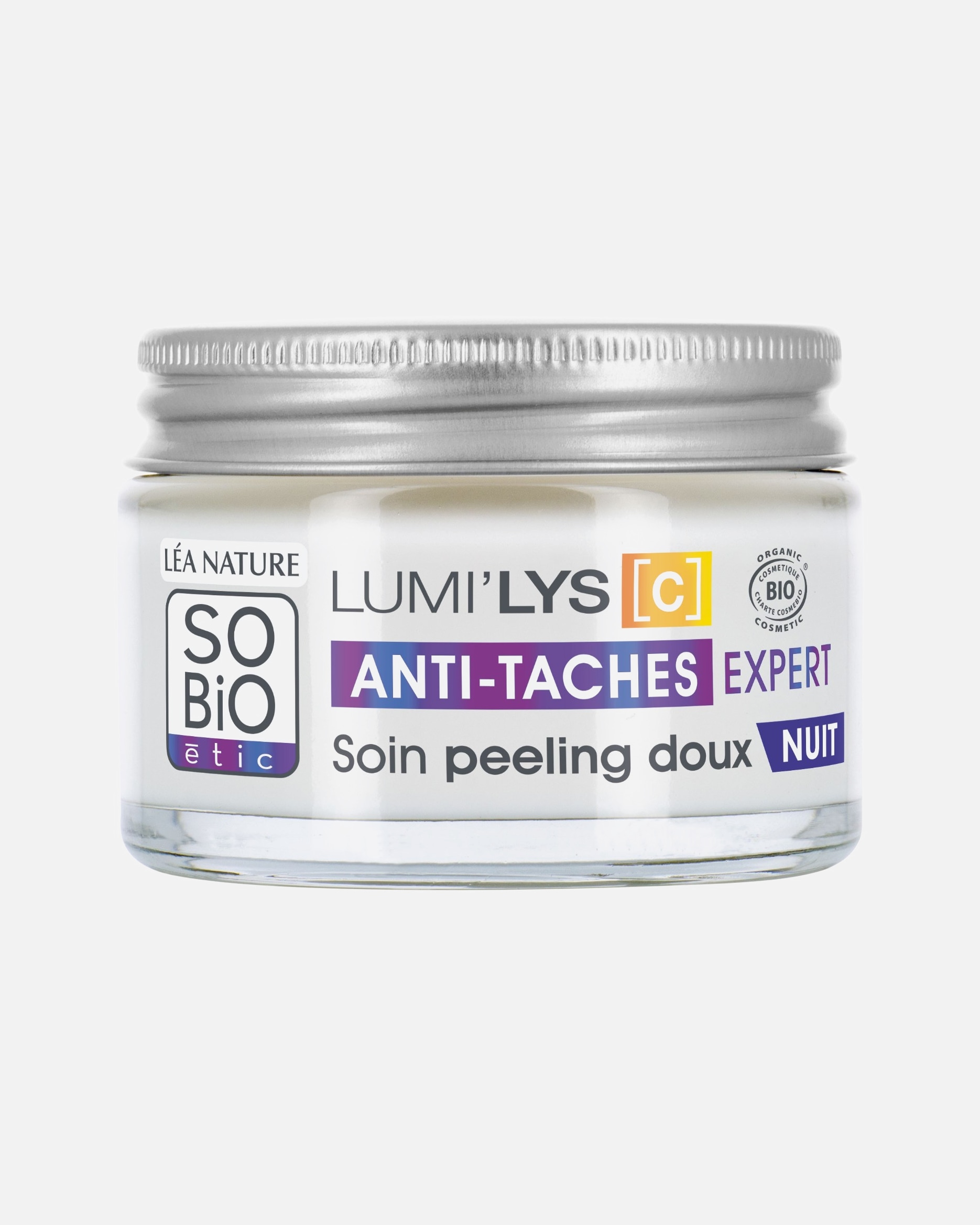 SO BiO étic Soin nuit peeling doux, Lumi'lys [C]