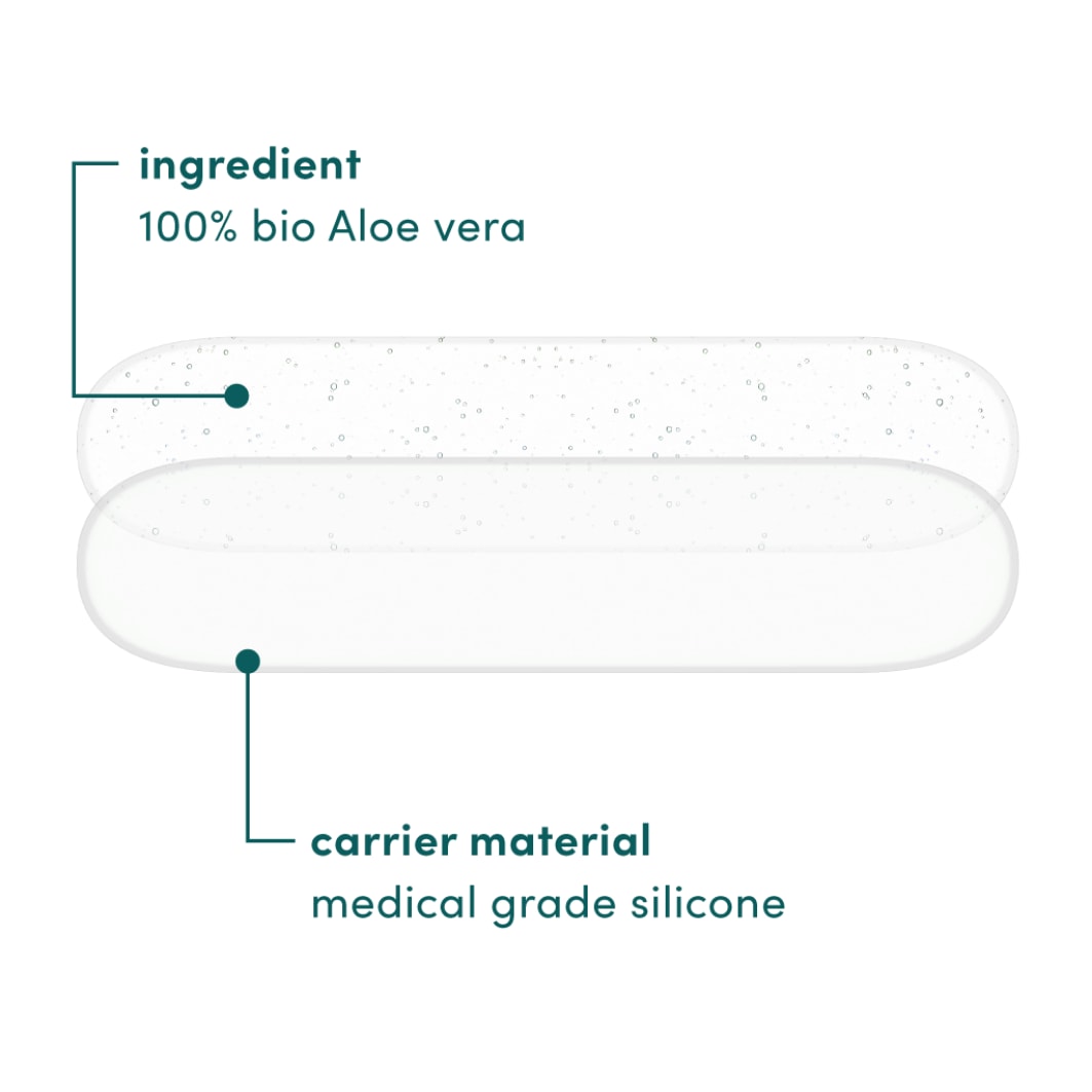 Apricot Body Care 1h Absorventes Reutilizáveis para Cicatrizes com Aloe Vera - 2 g