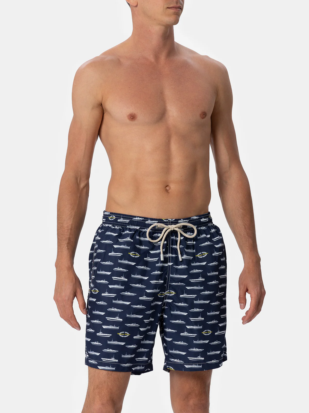 Costume da bagno da uomo in tessuto leggero Lighting con stampa Magnum