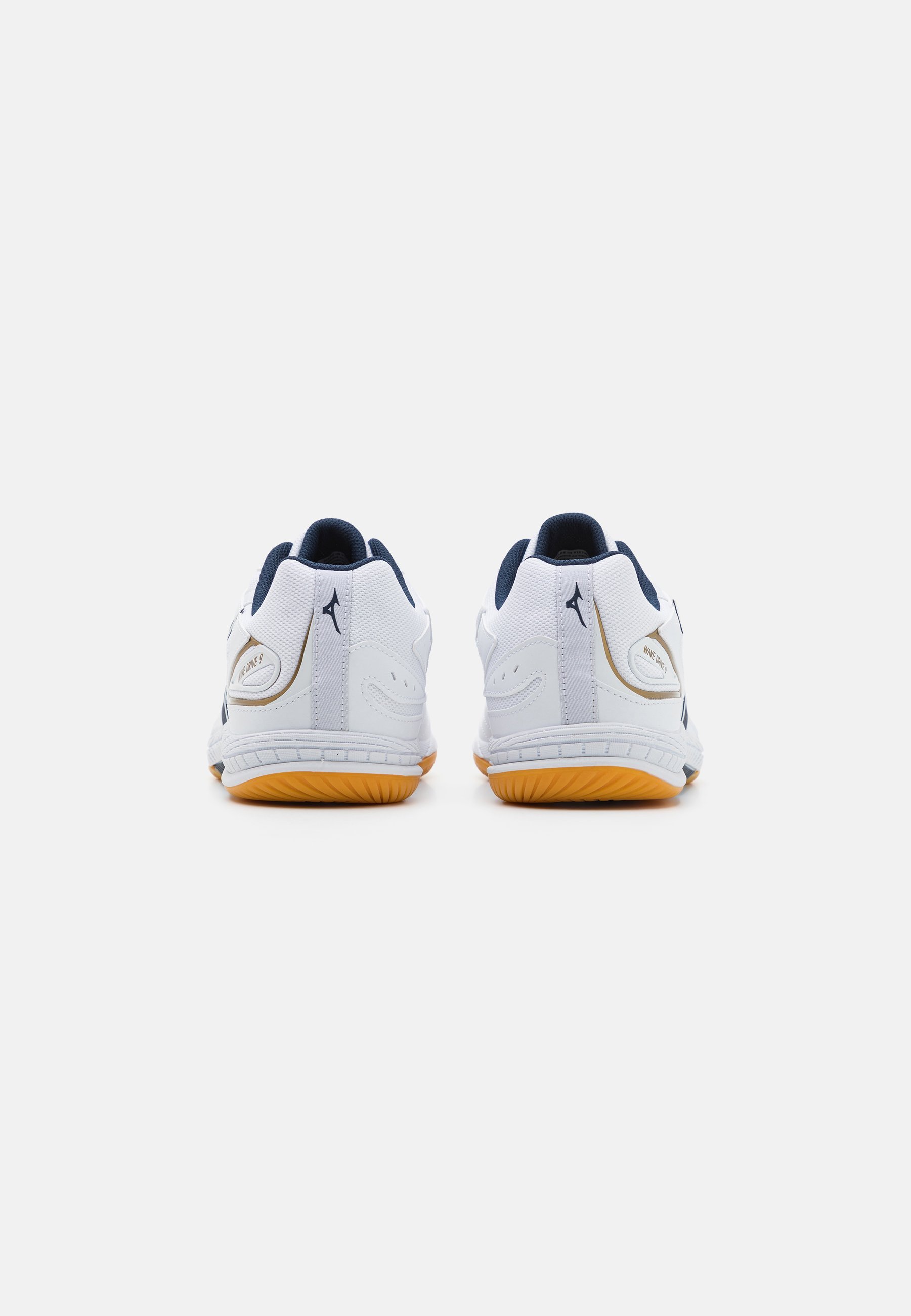 Mizuno WAVE DRIVE 9 TAFELTENNIS - Tennisschoenen voor diverse ondergronden - wit/blauw/goud