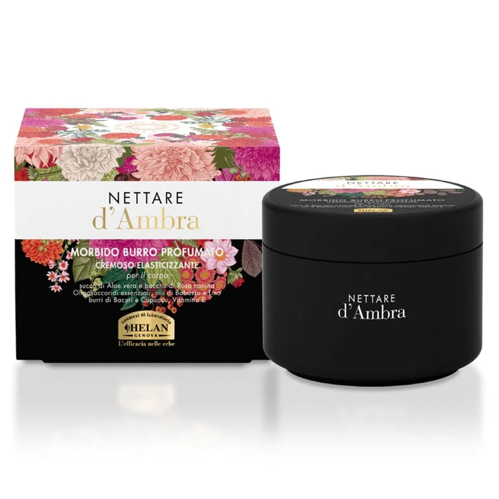 Manteiga Perfumada Suave HELAN Amber Nectar 200ml Hidratação completa