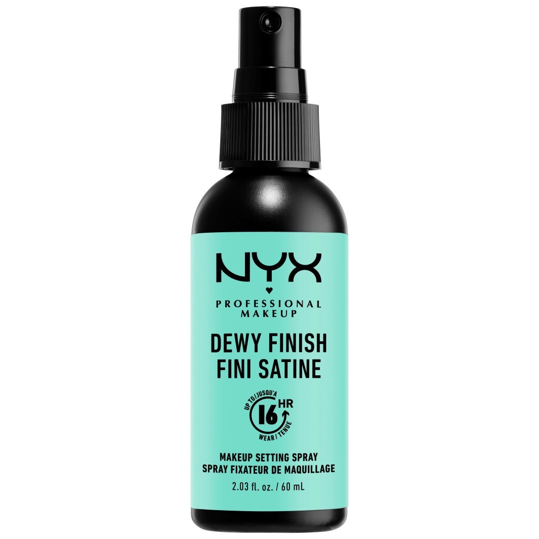 Spray fissante per il trucco professionale NYX Dewy Finish - 02 - DEWY