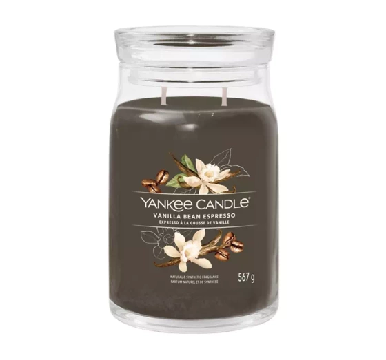 Yankee Candle Signature duża świeca zapachowa Vanilla Bean Espresso 567 g