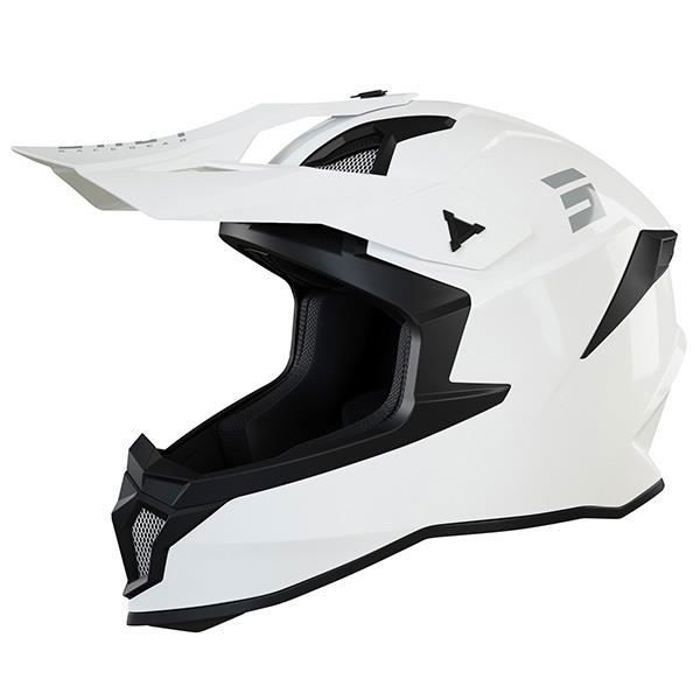 Casco Shot Lite blanco sólido mate