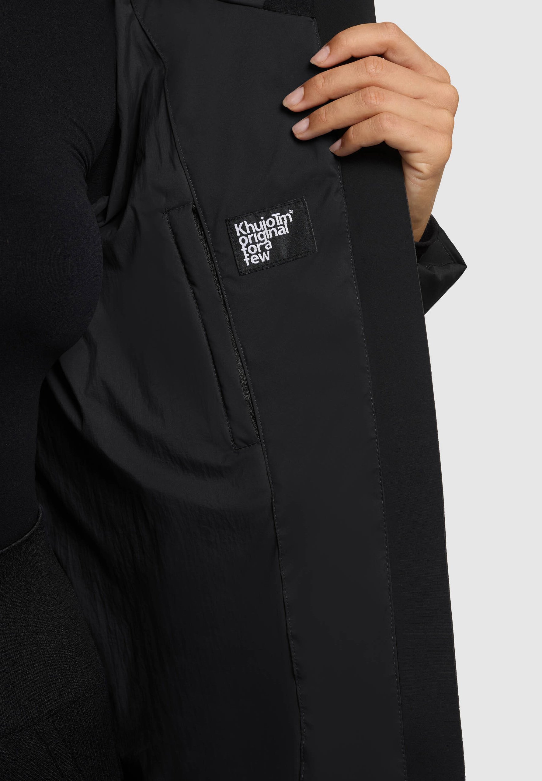 khujo LAREA - Cappotto invernale - nero
