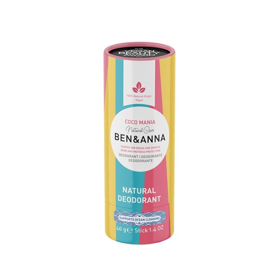 Ben & Anna Deodorant Papertube Dezodorantas Coco Mania – 40 g
