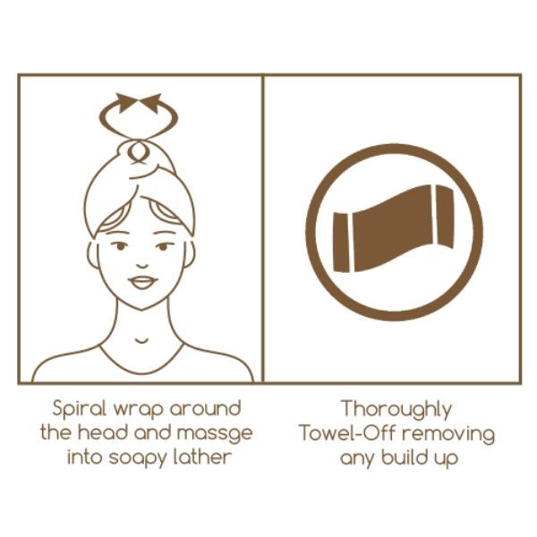 Nilaqua 100% biologisch afbreekbare shampoo wrap - Havermelk & Honing