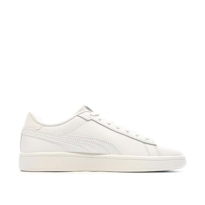 Baskets Blanches Fille Puma Smash 3.0