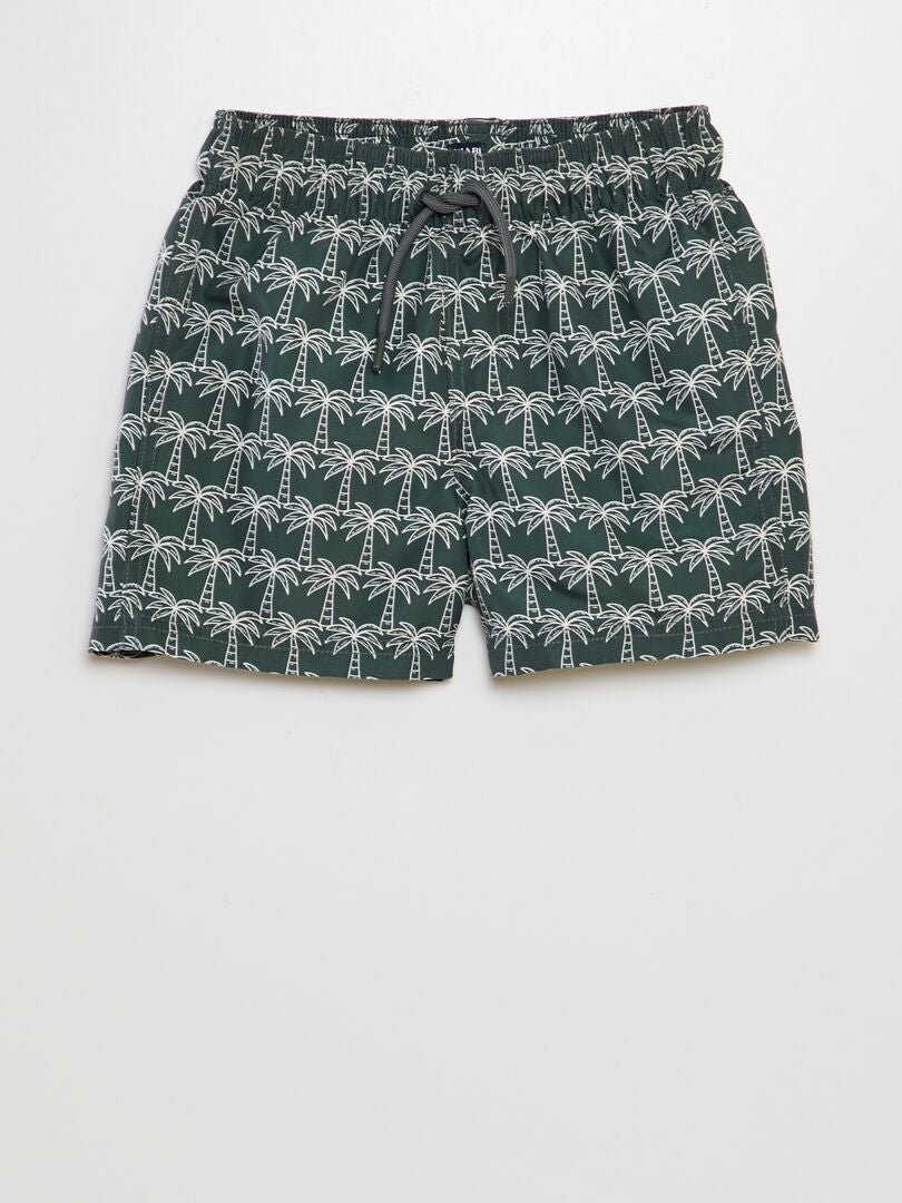 Calções de banho estampados - AZUL