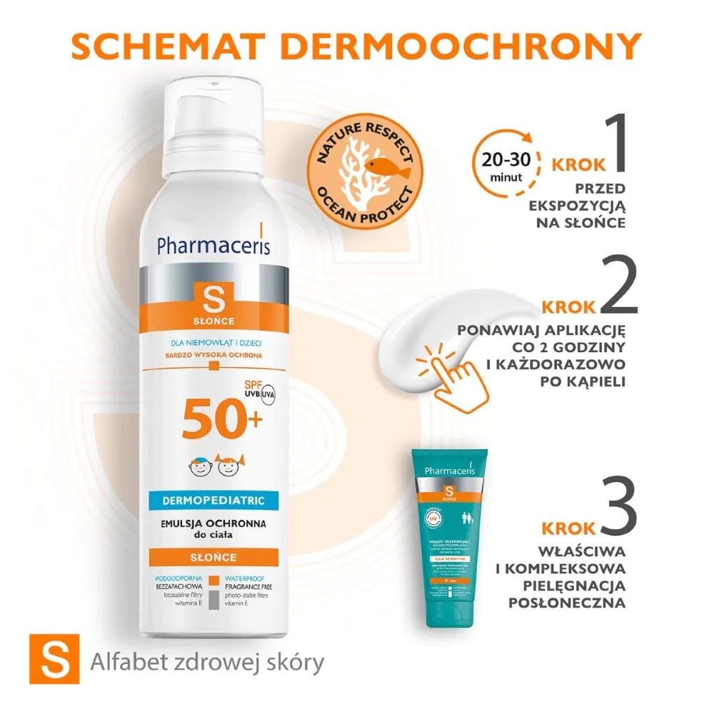 Pharmaceris S Emulsja Ochronna dla niemowląt i dzieci SPF50+