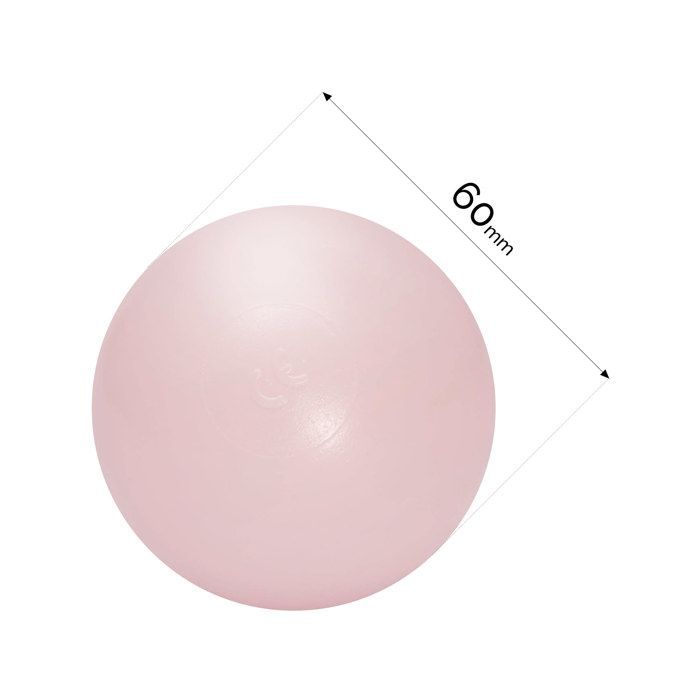 MISIOO Colorful Plastic Ball Pit Balls for Babies and Children, 6 cm, 300 Balls: Pink/Gold/Pearl White