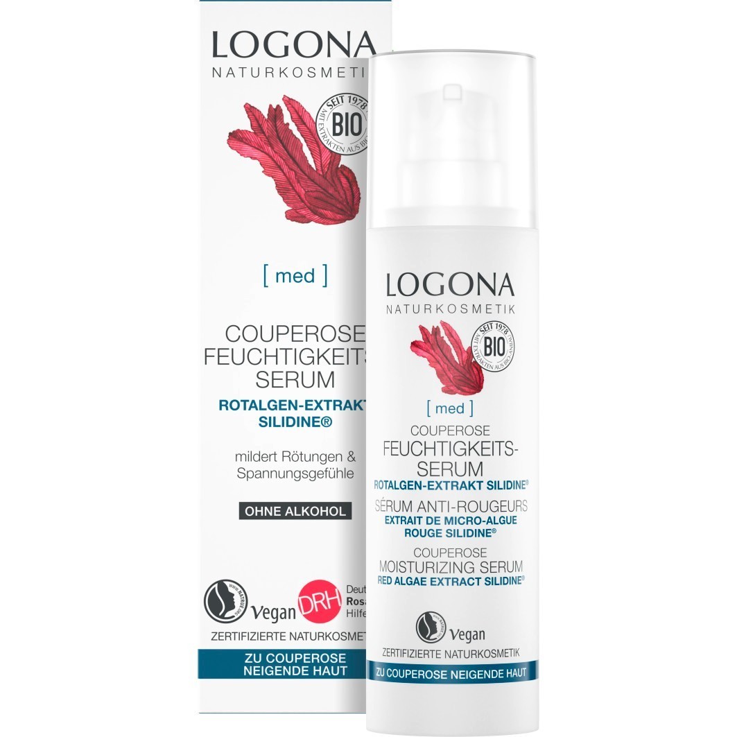 Logona hidratantni serum s ekstraktom crvenih algi iz kuperoze SILIDINE® - 30 ml