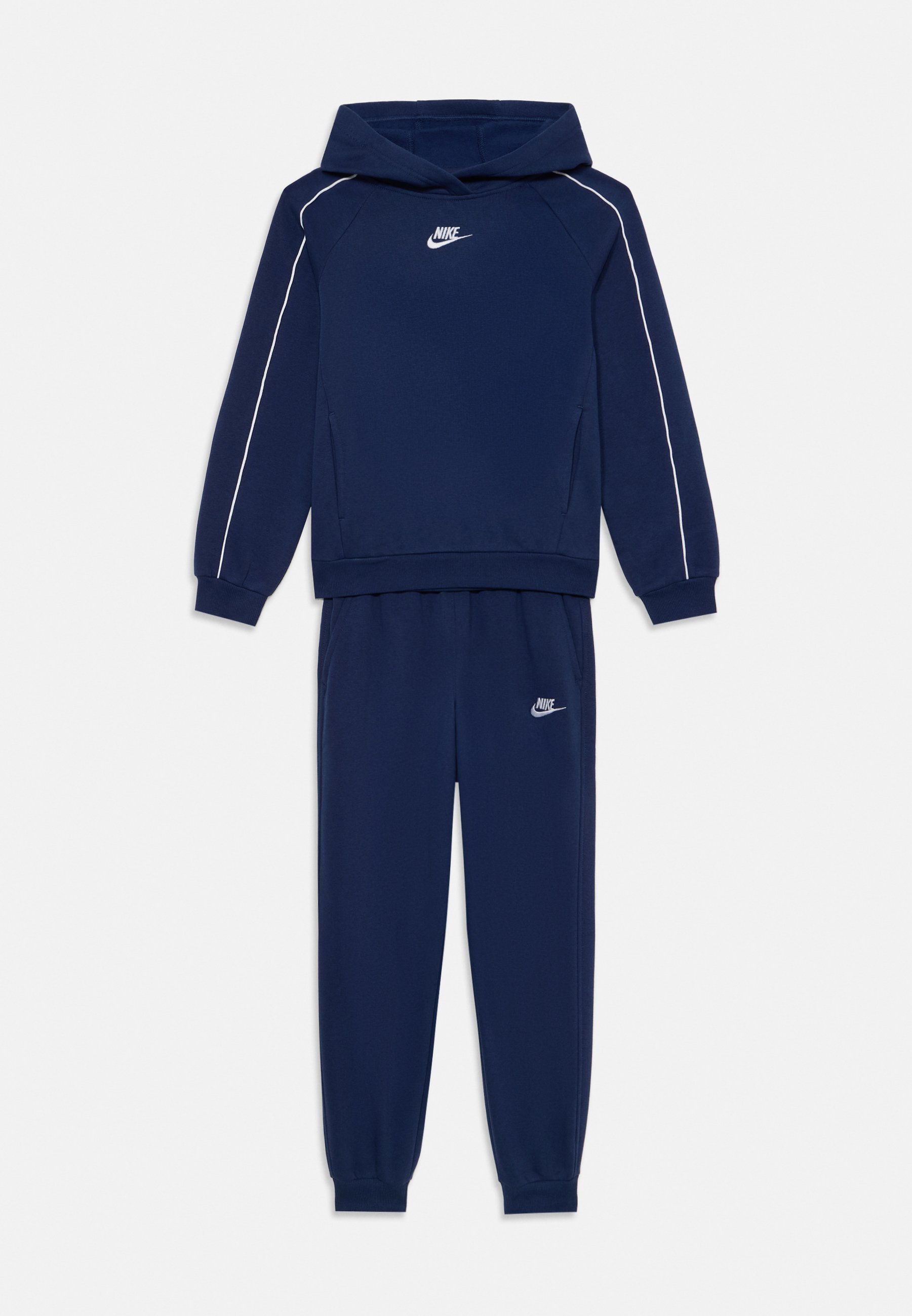 Ensemble unisexe Nike Sportswear CLUB - Survêtement - bleu marine/blanc