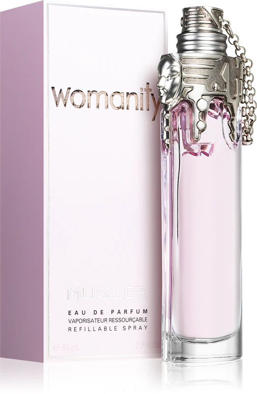 Mugler Womanity Eau de Parfum navulflacon voor vrouwen
