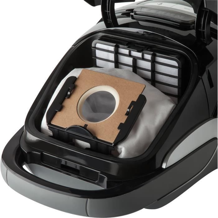 Aspirapolvere a cilindro con sacchetto - SENCOR - SVC 9000BK - 800 W - 69 dB - 4 L - Nero